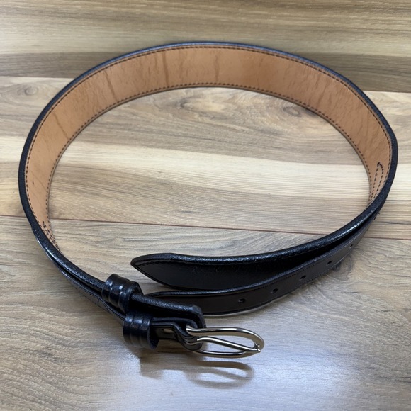 DON HUME Duty Belt 34 Black Leather 2.25 in Oklahoma USA Made - Picture 2 of 8